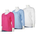 Carolyn Taylor Gathered Neck Long Sleeve Top