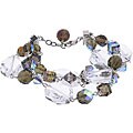 Special Occasion Crystal Triple Strand Bracelet