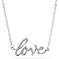 Sterling Silver Designer Inspired Clear CZ Necklace