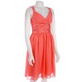 London Times Women's Ruched Waist Dress