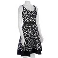London Times Women's Scoop Neck Dress