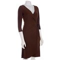 London Times Women's Wrap Dress