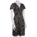 London Times Women's Wrap Dress
