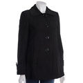 Anne Klein Button-front Swing Coat