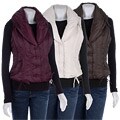 Steve Madden Quilted Shawl Collar Vest