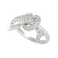 Sterling Silver CZ Dolphin Ring