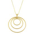 14k Yellow Gold Orbit Necklace