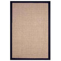 Hand-woven Sisal Black Rug (9' x 12')