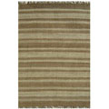 Hand-woven Stripe Jute Rug (9' x 13')
