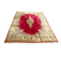 Persian Kirman Hand-knotted Red/ Ivory Rug (12' x 20')