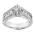14k White Gold 1 1/2ct Diamond Engagement Ring