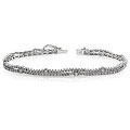14k White Gold 3ct TDW Diamond Tennis Bracelet (I-J, I1)