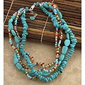 Four Strand Semi-Precious Stone Necklace (USA)