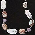 Howlite and Rose Quartz Necklace (USA)