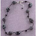 Botswana Agate and Snowflake Jasper Necklace (USA)