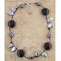 Coin Onyx and Freshwater Pearl Necklace (USA)