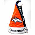 Colorblock Santa Hat - Denver Broncos