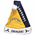 Colorblock Santa Hat - San Diego Chargers