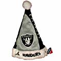 Colorblock Santa Hat - Oakland Raiders