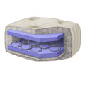 9-inch Loft Pocketed Coil Innerspring Futon Mattress