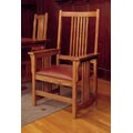Mission Solid Oak Grand Arm Chair (Set of 2)