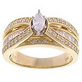 14k Yellow Gold 1ct TDW Engagement Ring