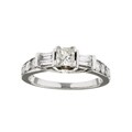 14k White Gold 1ct TDW Diamond Engagement Ring (G, I1-2)