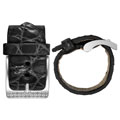 Alligator and Diamond Cuff Ring