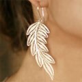 Silver 'Singing Leaves' Earrings (Peru)