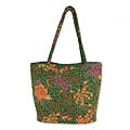 Beaded 'Kembang Sore' Batik Tote Bag (Indonesia)