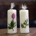 Set of 2 'Nature Beauty' Candles (Indonesia)