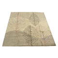 Hand-knotted Tibetan Beige Rug (8' x 10')