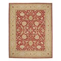 Hand-knotted Regency Hand-spun Flat-weave Rug (10' x 14')