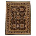 Hand-knotted Tuxedo Handspun Wool Rug (6' x 9')
