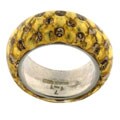 Charles Winston 'Preziosa Luce' Gold Resin Ring