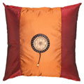 Tangerine and Crimson Decorative Pillow Sham