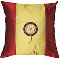 Olive and Crimson Decorative Pillow Sham