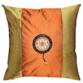 Tangerine and Olive Decorative Pillow Sham