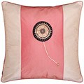 Pink and Peach Decorative Pillow Sham