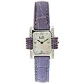 LP Italy 'Dolce Vita' 14k Gold Amethyst Diamond Watch