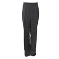 Domani Platinum Men's Charcoal Pleated Dress Pants