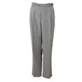 Domani Platinum Men's Light Biege Pleated Dress Pants