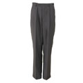 Domani Platinum Men's Taupe Pleated Dress Pants