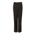 Domani Platinum Men's Brown Flat Front Dress Pants
