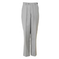 Domani Platinum Men's Light Beige Flat Front Dress Pants