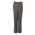 Domani Platinum Men's Tan Flat Front Dress Pants