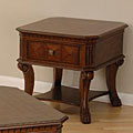 Raised Diamond End Table