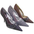 Anne Michelle by Journee Pinstripe Pumps