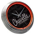 Neon Garage Clock with Chevelle Design