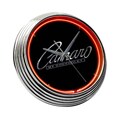 Neon Camaro Classic Script Logo Clock